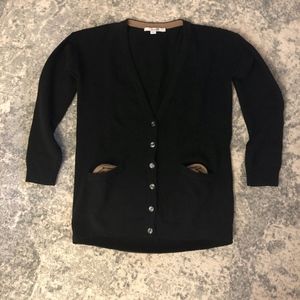 Boden black boyfriend cardigan
